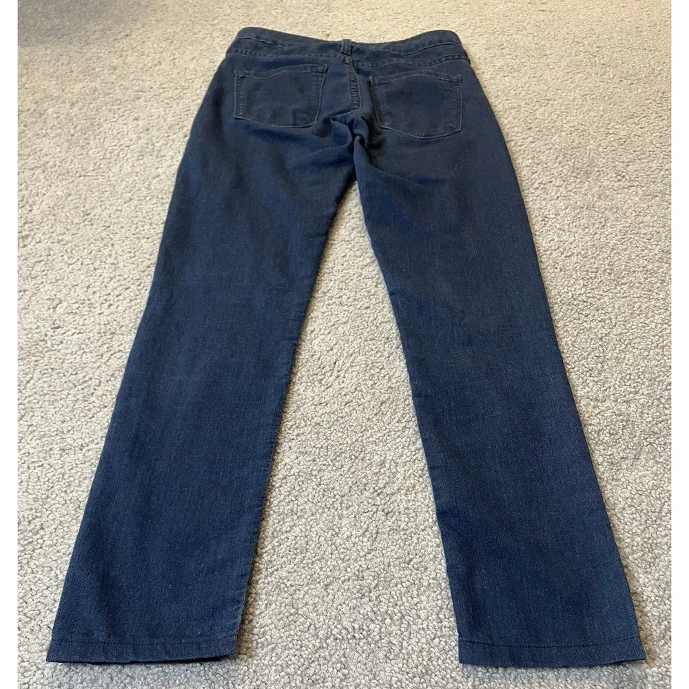 Vince USA Low Rise Skinny Jeans Women's Sz 24 Blue Chambray Slim Fit Rock Grunge